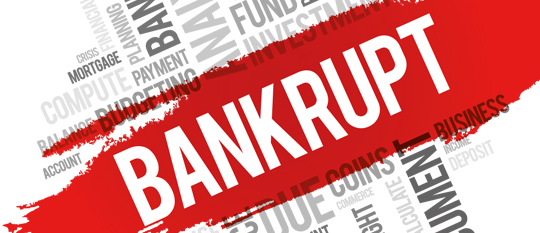 When does one file for bankruptcy?